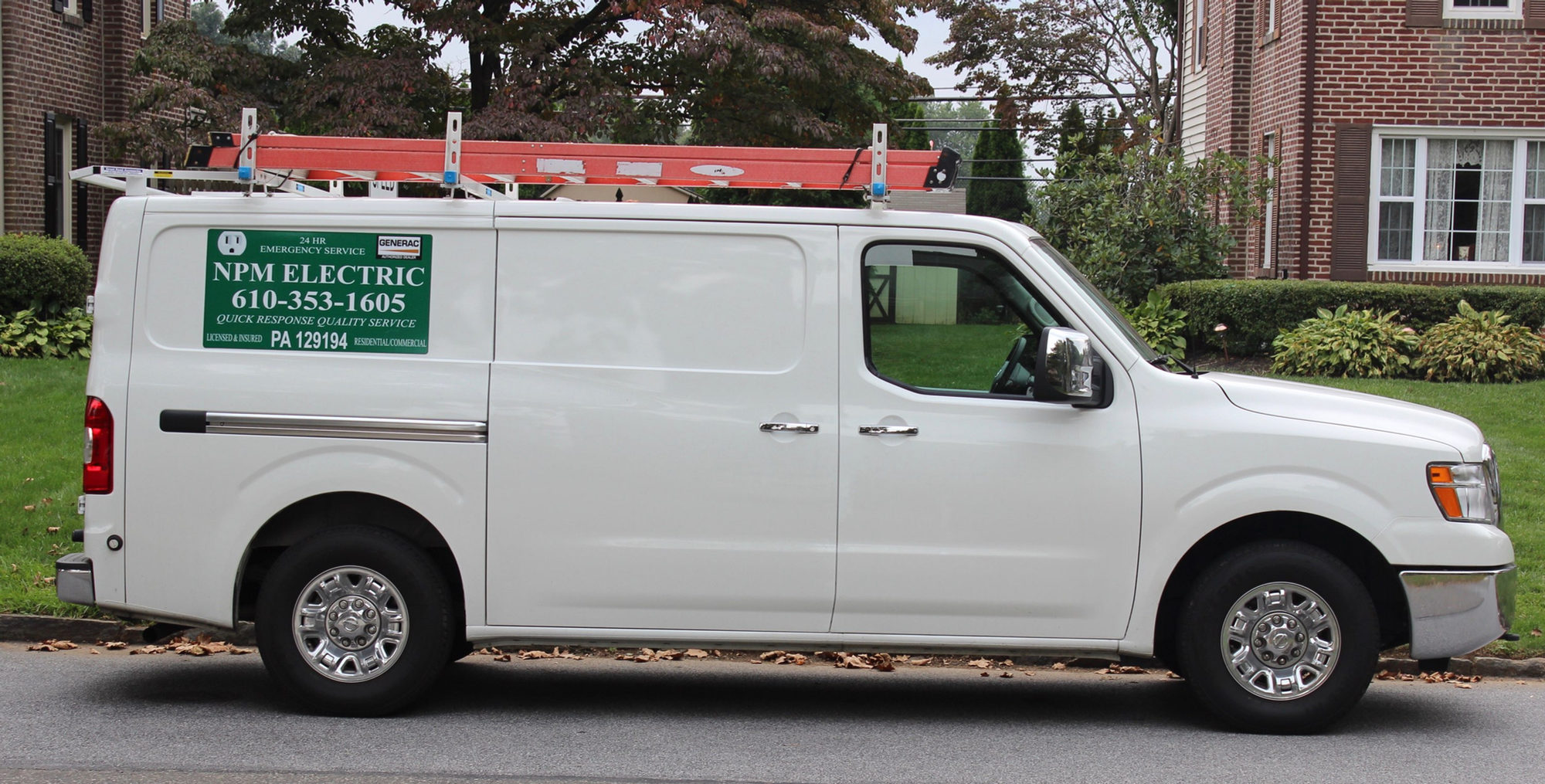 Electrical work by NPM Electric on the Main Line